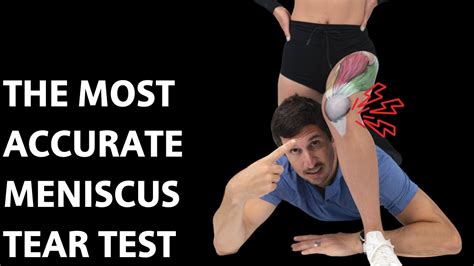 assess for meniscus tear with which test|best test for meniscus tear.